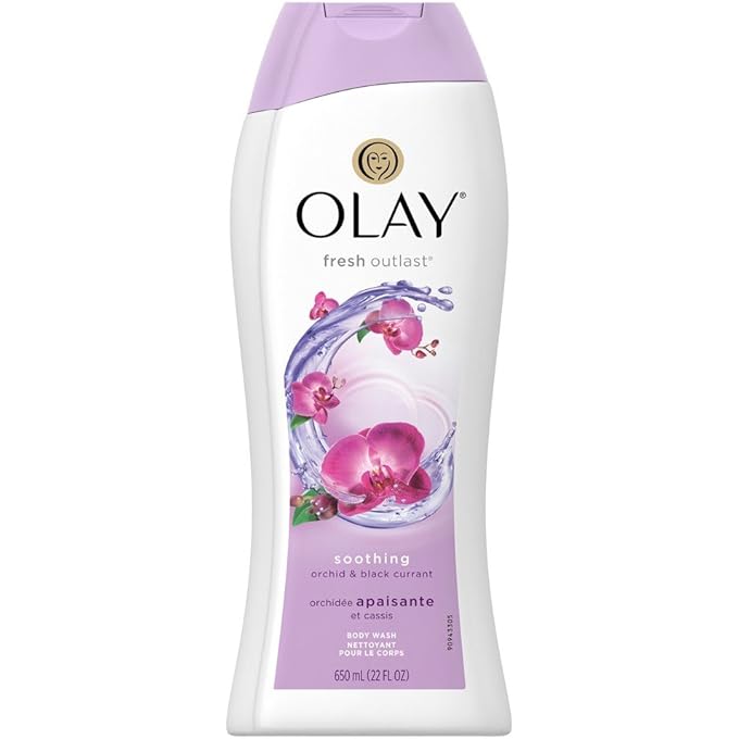 غسول الجسم Olay مهدئ طازج مع كشمش أسود 22 أونصة (650 مل) (عبوتين)